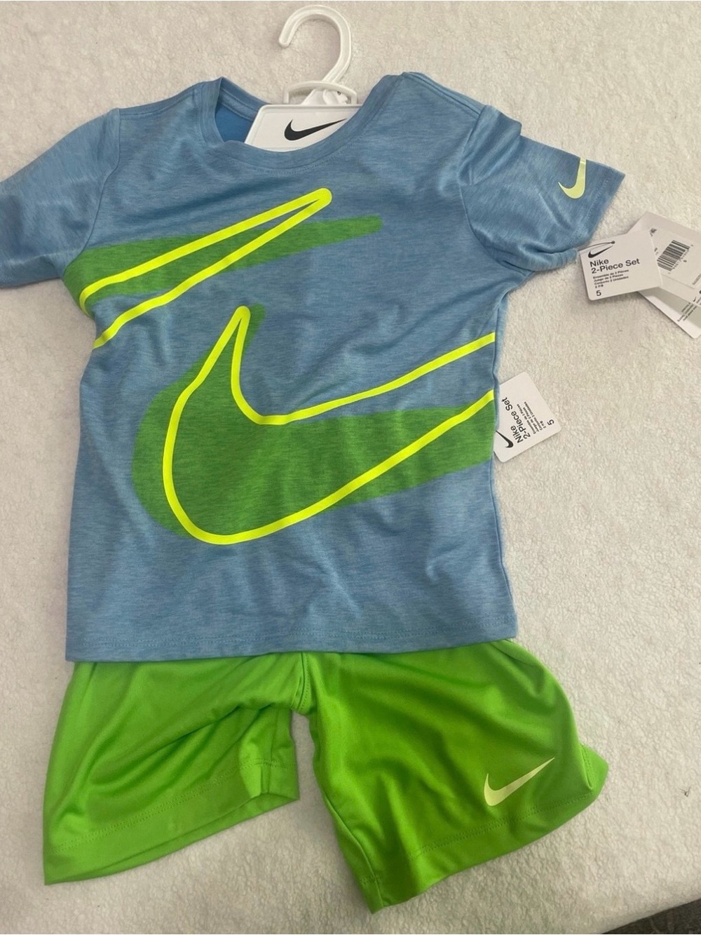 Nike Boys 2-Piece Set - Blue & Green